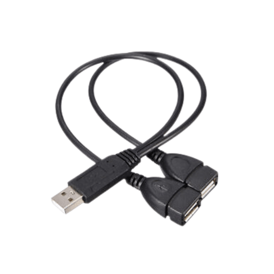 Unbranded/Generic USB 2.0 Male to Dual USB Female Hub Power Adapter Y Splitter Cable Cord Lead AU