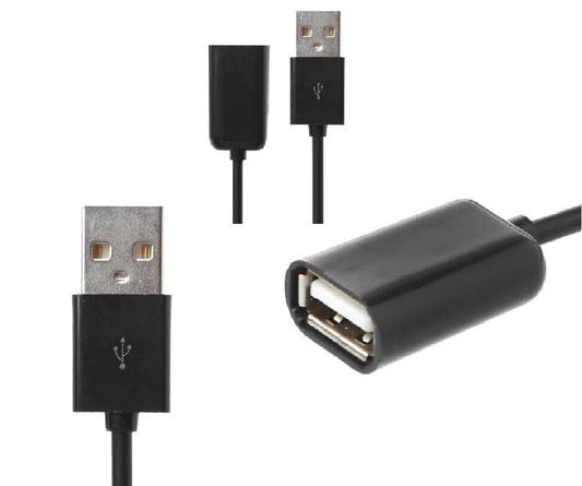 Unbranded/Generic USB Extension Data Cable 2.0 A Male to A Female Long Cord for MacBook Computer B