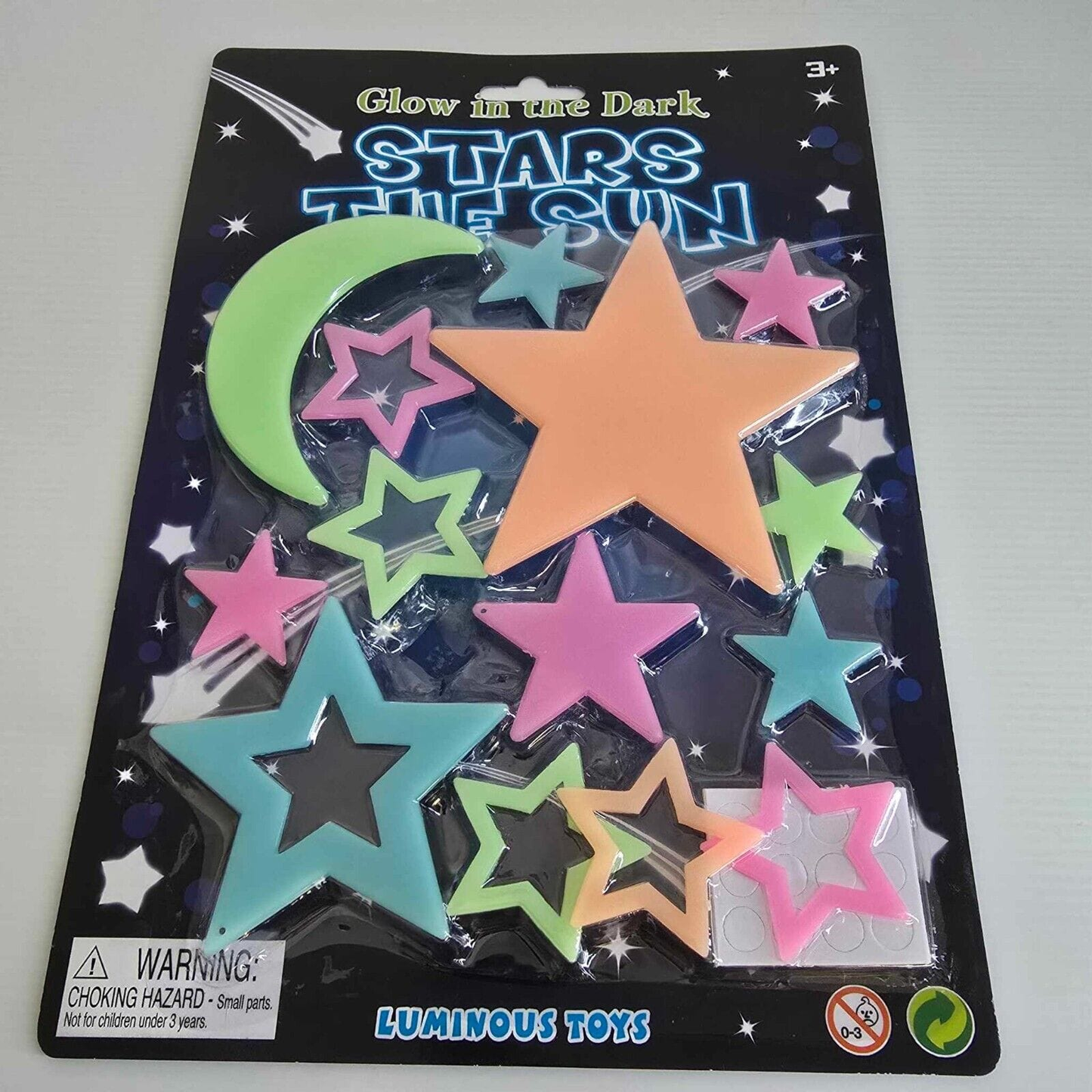 Unbranded Glow in the Dark Stars Moon Luminous Room Ceiling Wall Decoration D1