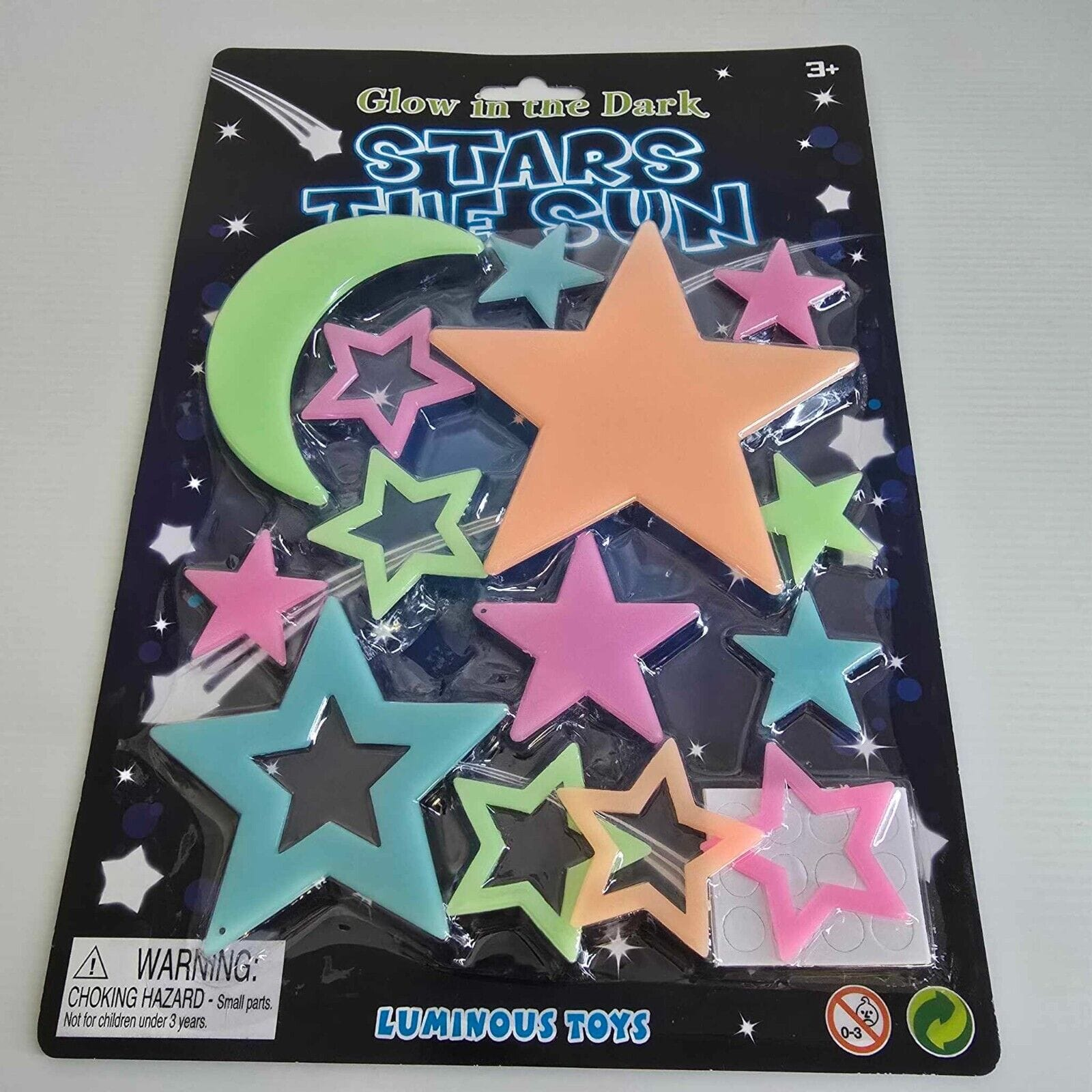 Unbranded Glow in the Dark Stars Moon Luminous Room Ceiling Wall Decoration D1