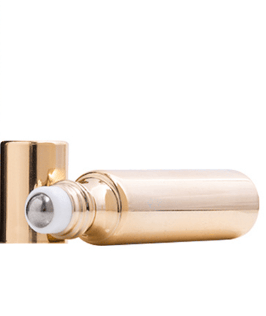 Unbranded Gold 10ML 10ML Metal Roller Refillable Bottle Essential Oils Roll-on Perfume Bottles
