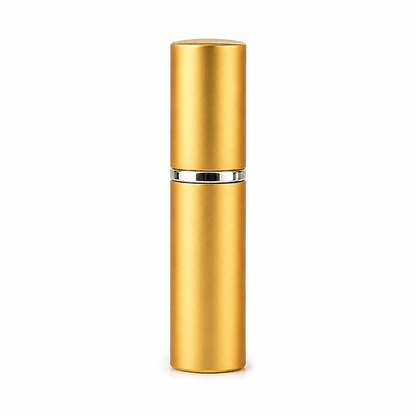 Unbranded Gold 5ML Travel Aluminum Refillable Perfume Bottle Spray Empty Cosmetic Container