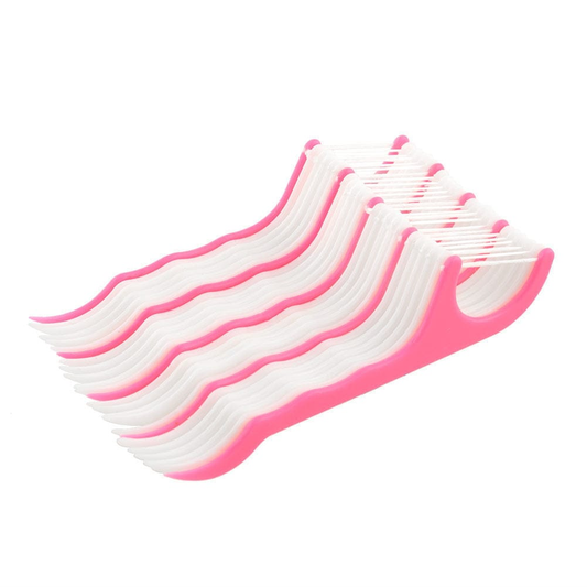 Unbranded Good Dental Teeth Stick Floss Flosser Flossing Toothpick Teeth Cleaning Pick