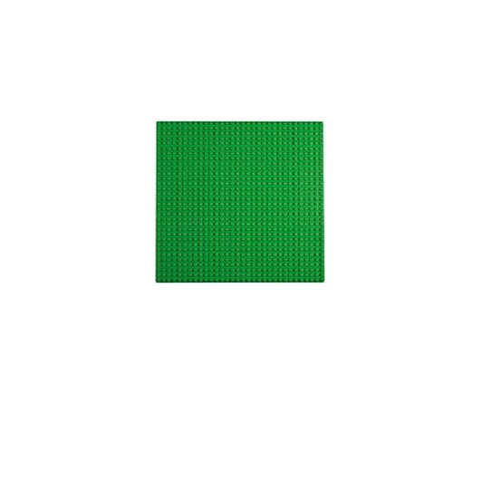 Unbranded Green Building Blocks Base Plate Lego Compatible Baseplate Studs 25.6 x 25.6 cm