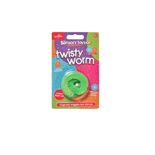 Unbranded Green Toy Mania Sensory Twsity Worm Wiggles Sight Touch Play Party Children Gifts