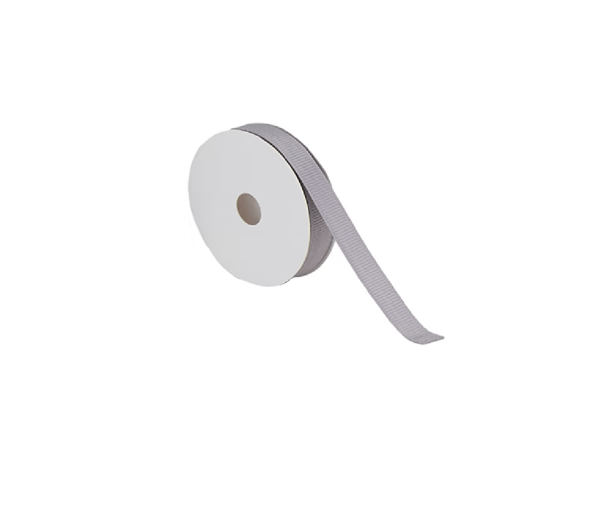 Unbranded Grey 10mm Width Ribbon Scrapbook Wedding Wrap Party Decor Gift Packing Presents 1M