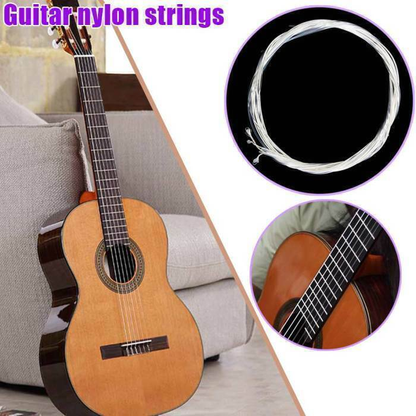 Unbranded Guitar Parts Set of 6 Nylon Color Acoustic Guitar Strings