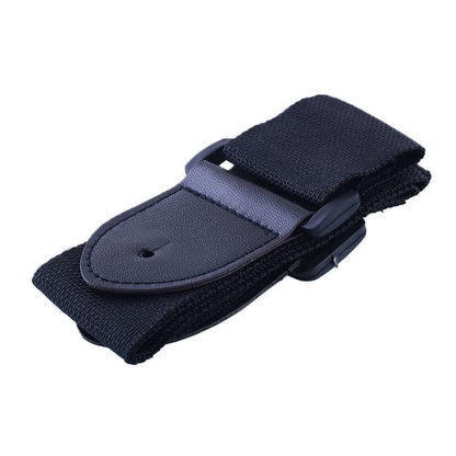 Unbranded Guitar Strap Adjustable Leather Ends Nylon Belt Electric Acoustic Guitar Bass