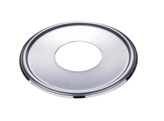 Unbranded Home & Garden > Bathroom Accessories > Shower Accessories Wall Split Flange Cover Plate Shower Bath Sink Tap Chrome 95mm Stainless Steel