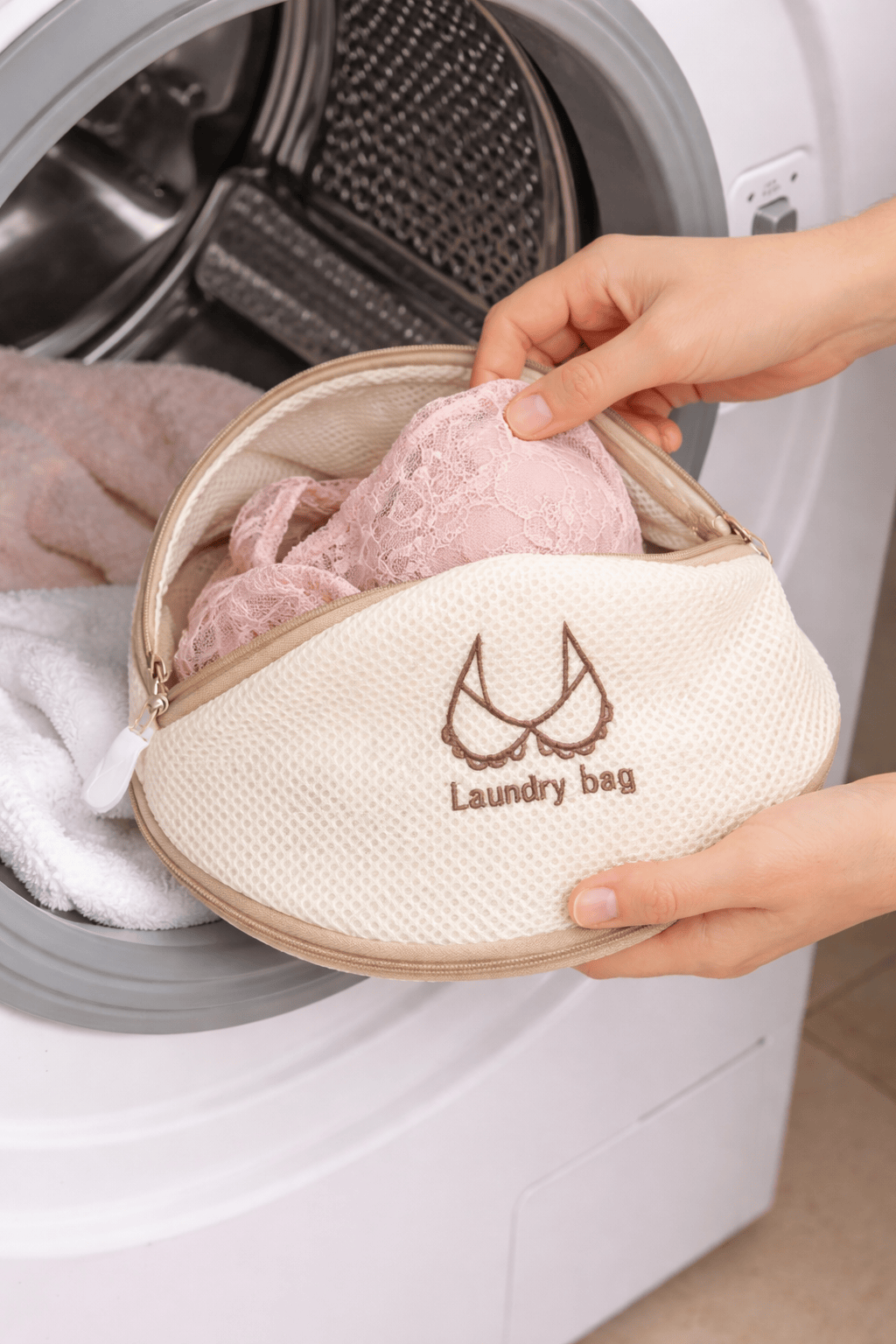 Unbranded Home & Garden > Laundry & Cleaning > Laundry Baskets Lingerie Delicates Mesh Wash Bags Laundry Bra Clothes Zipper Washing Bag