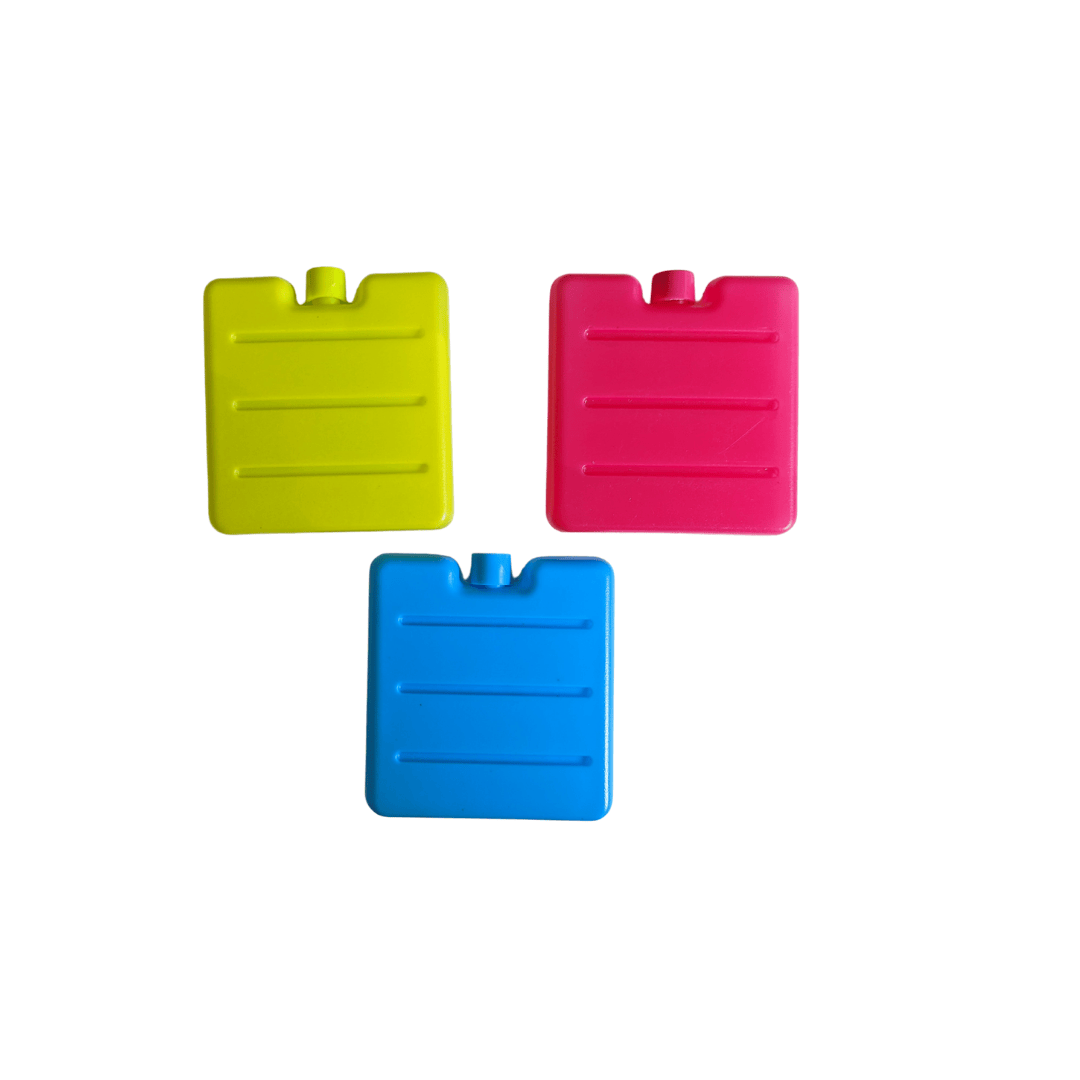 Unbranded Ice Packs 3x Mini Freezing Block Portable Ice Brick Food Lunch Box Cooler Camping Travel