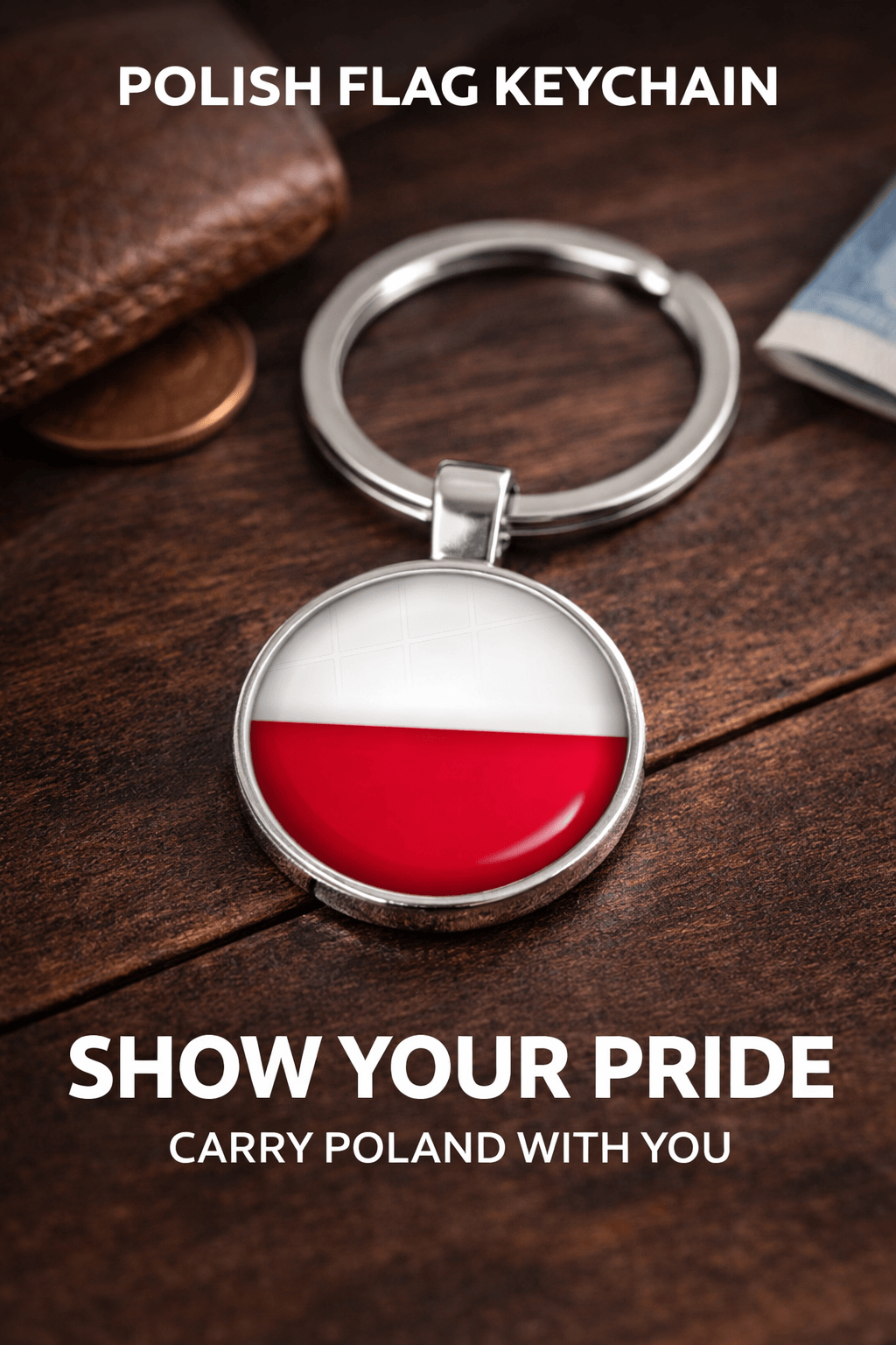 unbranded Keychain Keychain Keyring National Flag of Poland Gift Key Ring