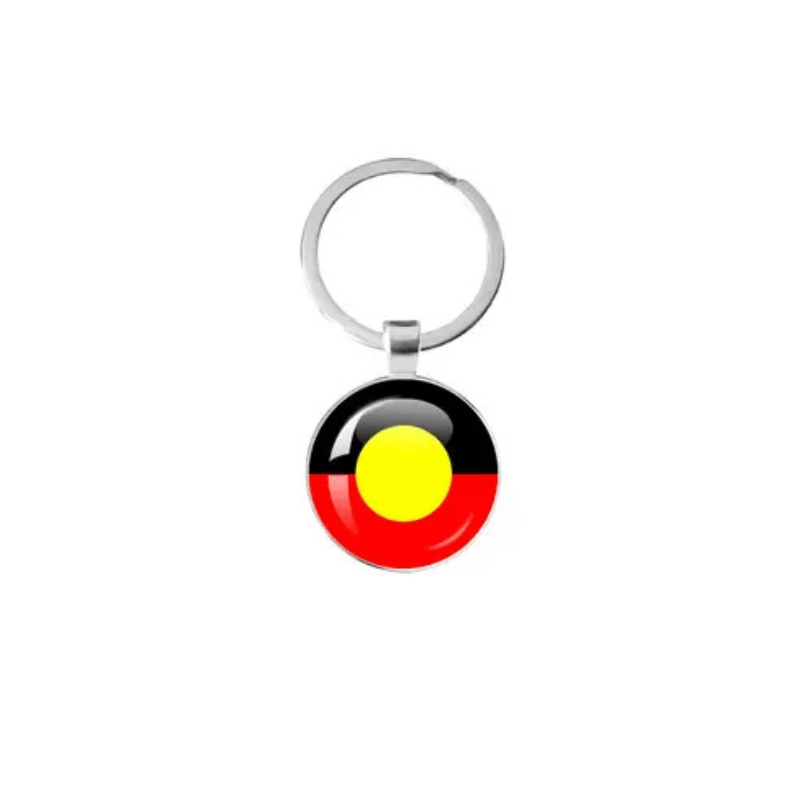 unbranded Keychain Keyring National Flag Australian Aboriginal Gift Key Ring