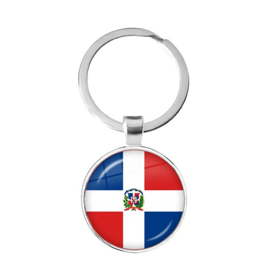 unbranded Keychain Keyring National Flag Dominicana Republic Gift Key Ring