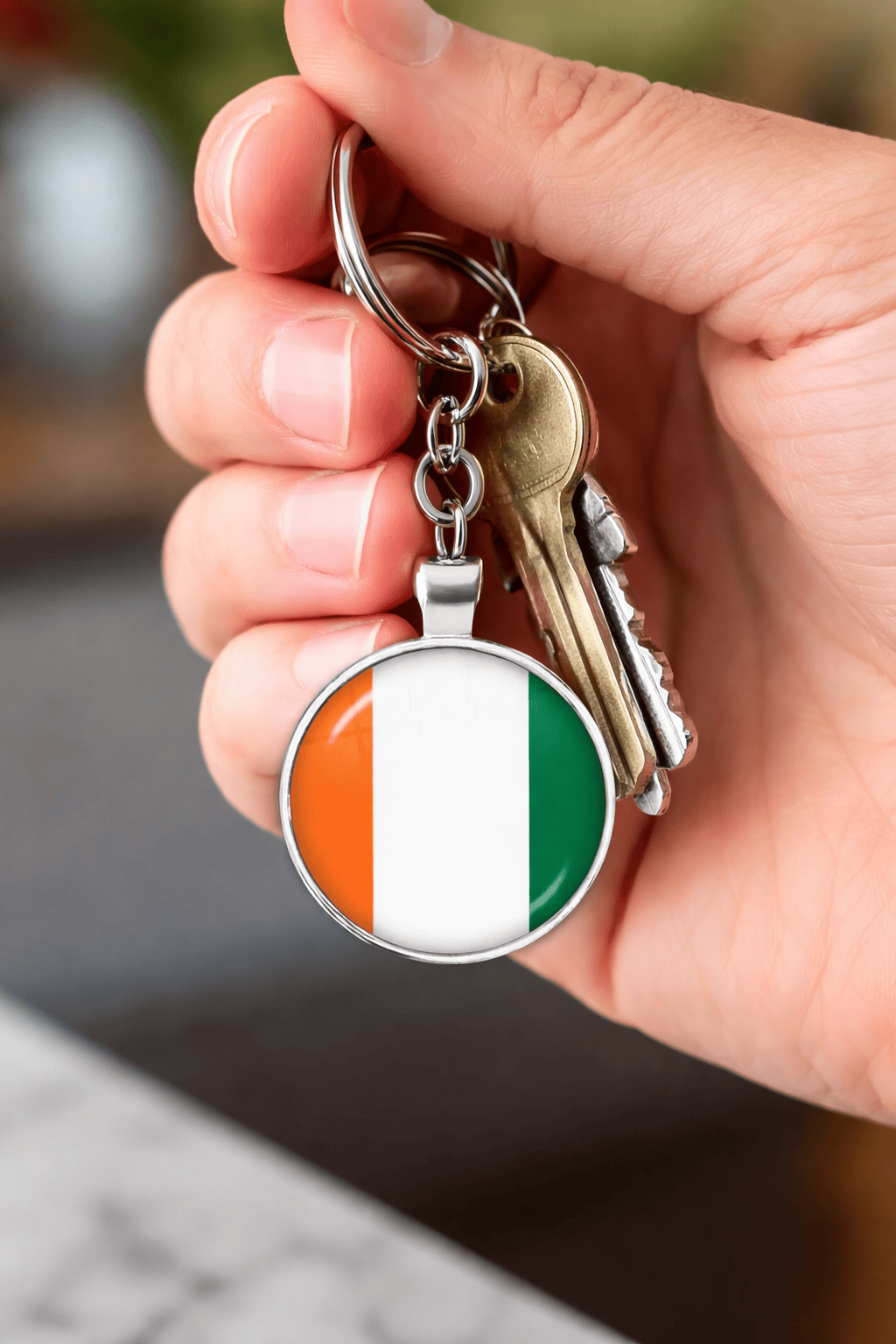 unbranded Keychain Keyring National Flag Ireland Gift Key Ring
