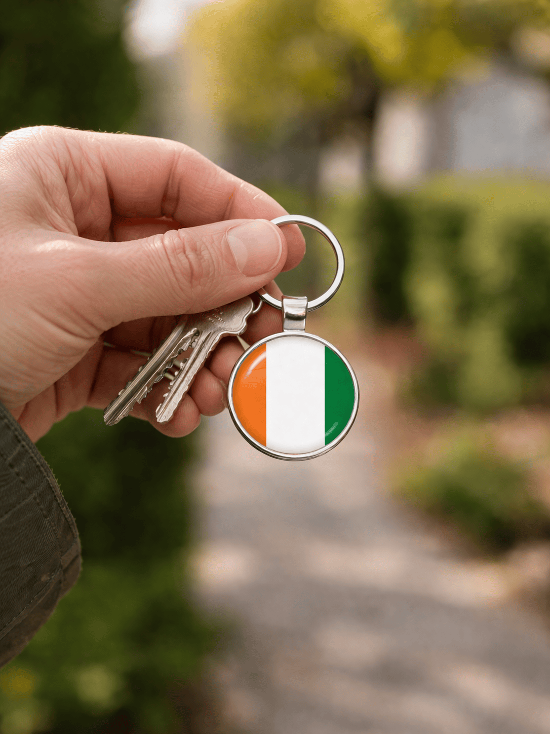 unbranded Keychain Keyring National Flag Ireland Gift Key Ring