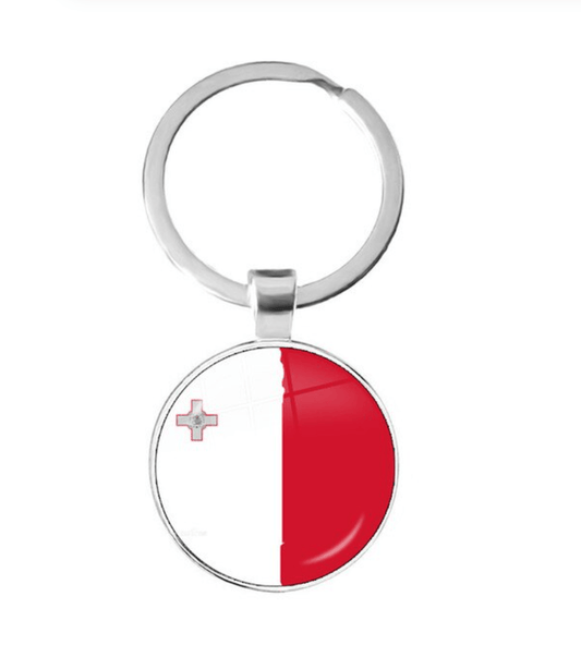 unbranded Keychain Keyring National Flag Malta Maltese Gift Key Ring