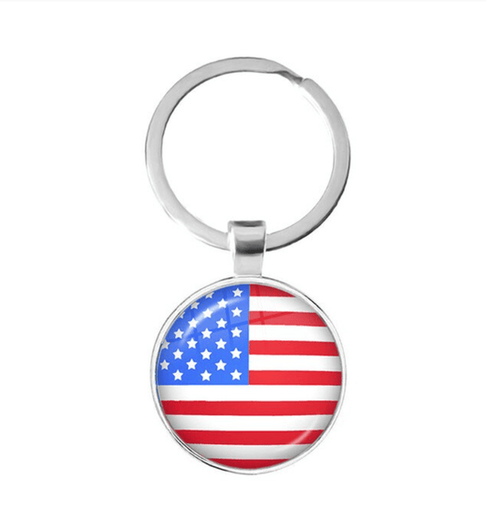 unbranded Keychain Keyring National Flag USA United States of America Gift Key Ring