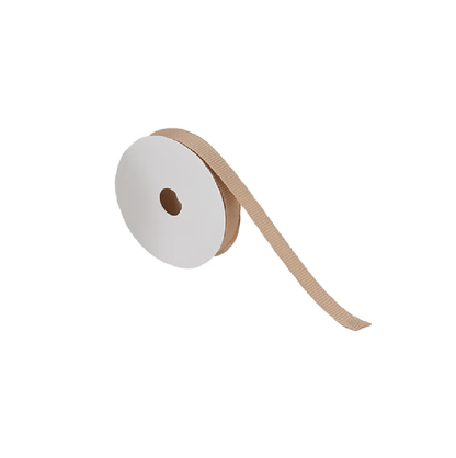 Unbranded Light Brown 10mm Width Ribbon Scrapbook Wedding Wrap Party Decor Gift Packing Presents 1M