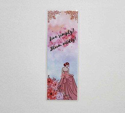 Unbranded Live simply Inspirational Bookmark Gift Book Marker Dog Love Cake Laminated 15.5cm