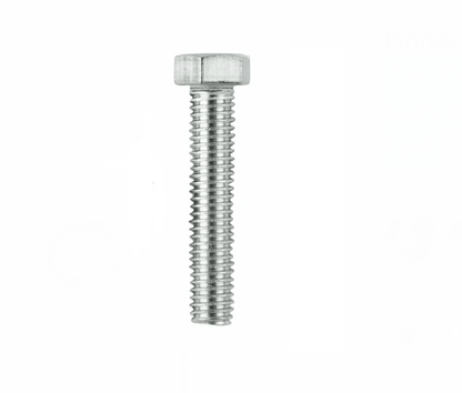 Unbranded M6 x 50mm Zinc Plated Hex Head Bolts And Nuts Screw 4 Pack