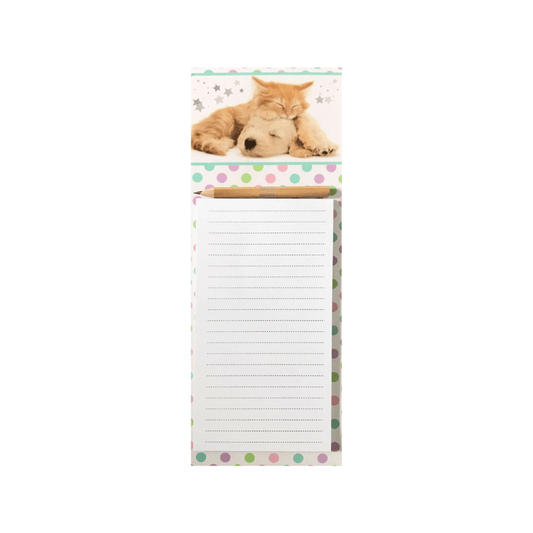 Unbranded Magnetic Shopping To Do List with Pencil-Cute Animals Fridge Memo Pad Board