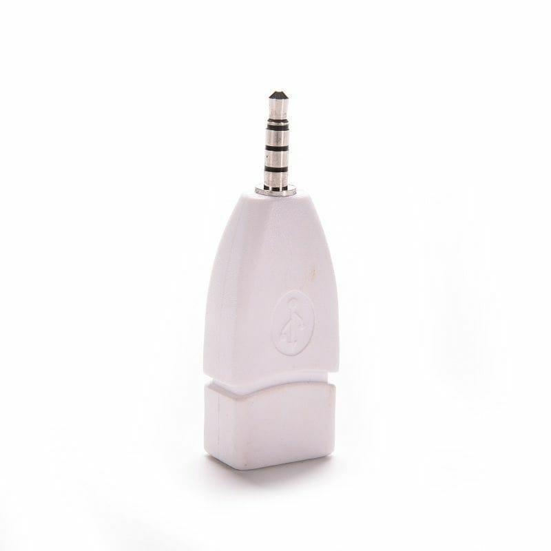 Unbranded Male AUX Audio 3.5mm Plug Jack to Female USB 2.0 Converter Adapter for Car MP3