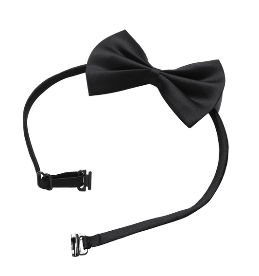 Unbranded Mens Silk Satin plain Tuxedo Solid Bow Tie Formal Wedding Bowtie Necktie ties