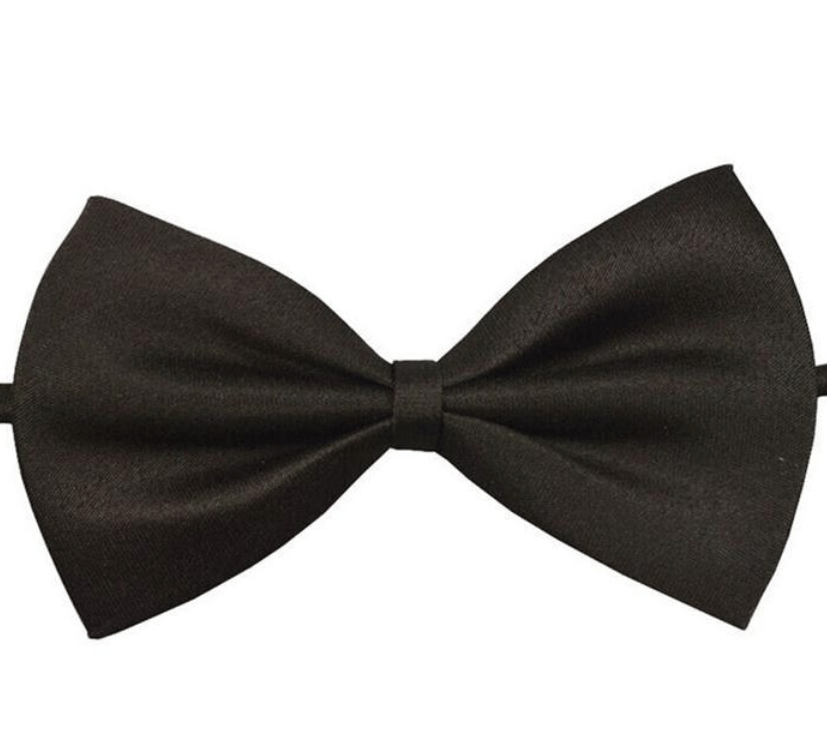 Unbranded Mens Silk Satin plain Tuxedo Solid Bow Tie Formal Wedding Bowtie Necktie ties