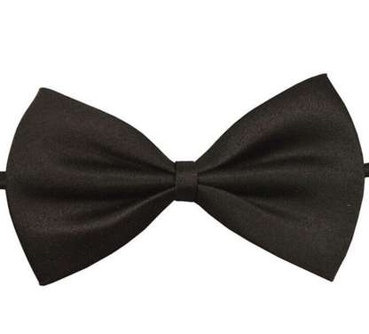 Unbranded Mens Silk Satin plain Tuxedo Solid Bow Tie Formal Wedding Bowtie Necktie ties