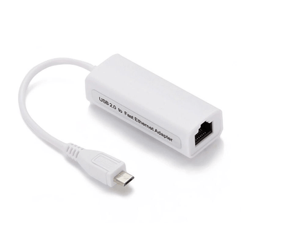 Unbranded Micro USB 2.0 to RJ45 Ethernet Network LAN Adapter Card 10Mbps Adapter