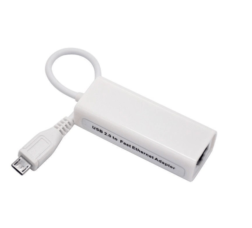 Unbranded Micro USB 2.0 to RJ45 Ethernet Network LAN Adapter Card 10Mbps Adapter