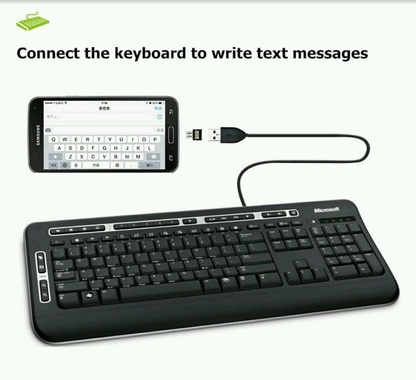 Unbranded Micro USB Male to USB Female OTG Adapter U disk For Android Tab Phone