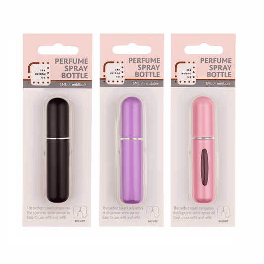 Unbranded Mini Perfume Atomizer Portable Travel Refillable Bottle Scent Pump Spray 5ml