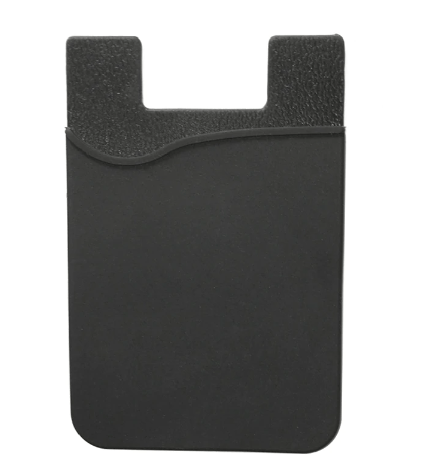 Unbranded Mobile Phone Back Card Silicone Holder Wallet Stick On Adhesive Cash ID Soft