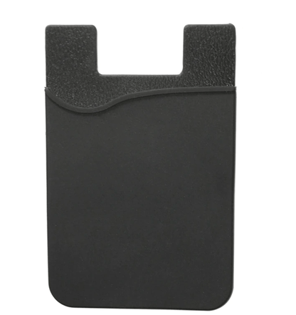 Unbranded Mobile Phone Back Card Silicone Holder Wallet Stick On Adhesive Cash ID Soft