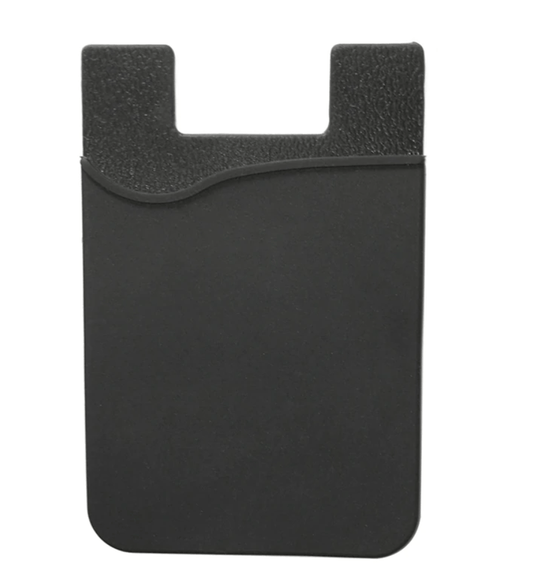 Unbranded Mobile Phone Back Card Silicone Holder Wallet Stick On Adhesive Cash ID Soft