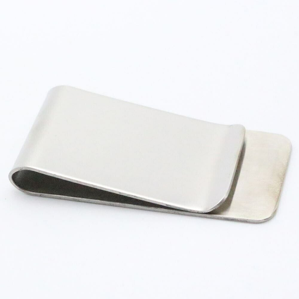 Unbranded Money Clip Note Card Holder Stainless Steel Mens Wallet Ladies Purse Bag