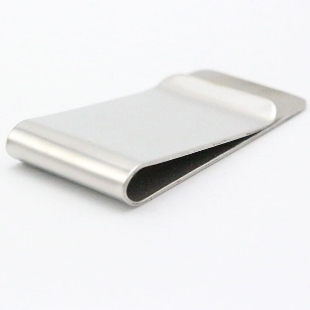 Unbranded Money Clip Note Card Holder Stainless Steel Mens Wallet Ladies Purse Bag