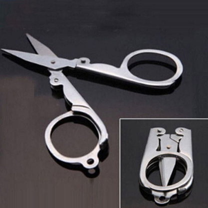 Unbranded New Portable Small Folding Scissors Pocket Cutter for Travel Crafts Emergency
