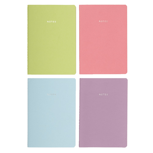 Unbranded Otebook A4 Notebook Coloured Cover and Paper Stitched 96 Pages Office School Stationary