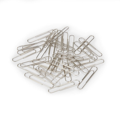 Unbranded Paper Clips Metal Office 250 Pack Clip Silver Craft School 28mm