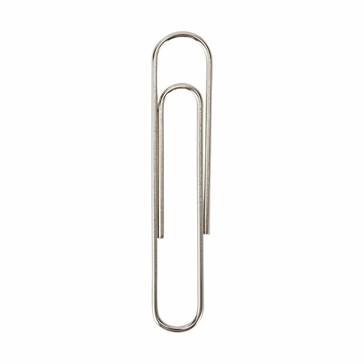 Unbranded Paper Clips Metal Office 250 Pack Clip Silver Craft School 28mm
