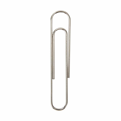 Unbranded Paper Clips Metal Office 250 Pack Clip Silver Craft School 28mm