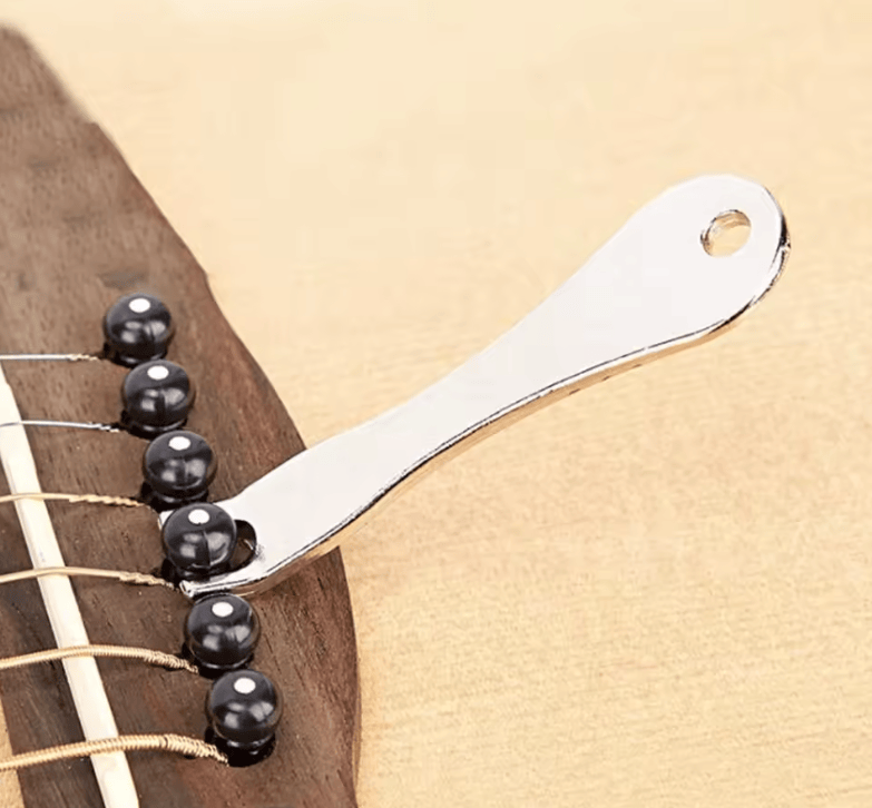 Unbranded Peg Puller Stainless Steel Tool Acoustic Guitar String Nail Bridge Pin Remover