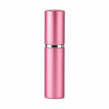 Unbranded Pink 5ML Travel Aluminum Refillable Perfume Bottle Spray Empty Cosmetic Container