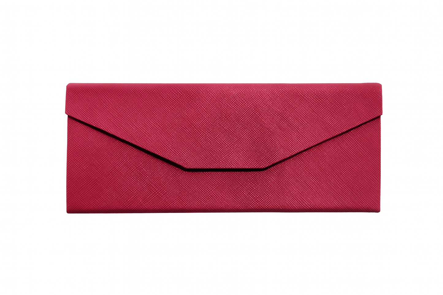 Unbranded Pink Foldable Hard Glasses Case Magnetic Closure Compact Travel Eyewear Holder Reader