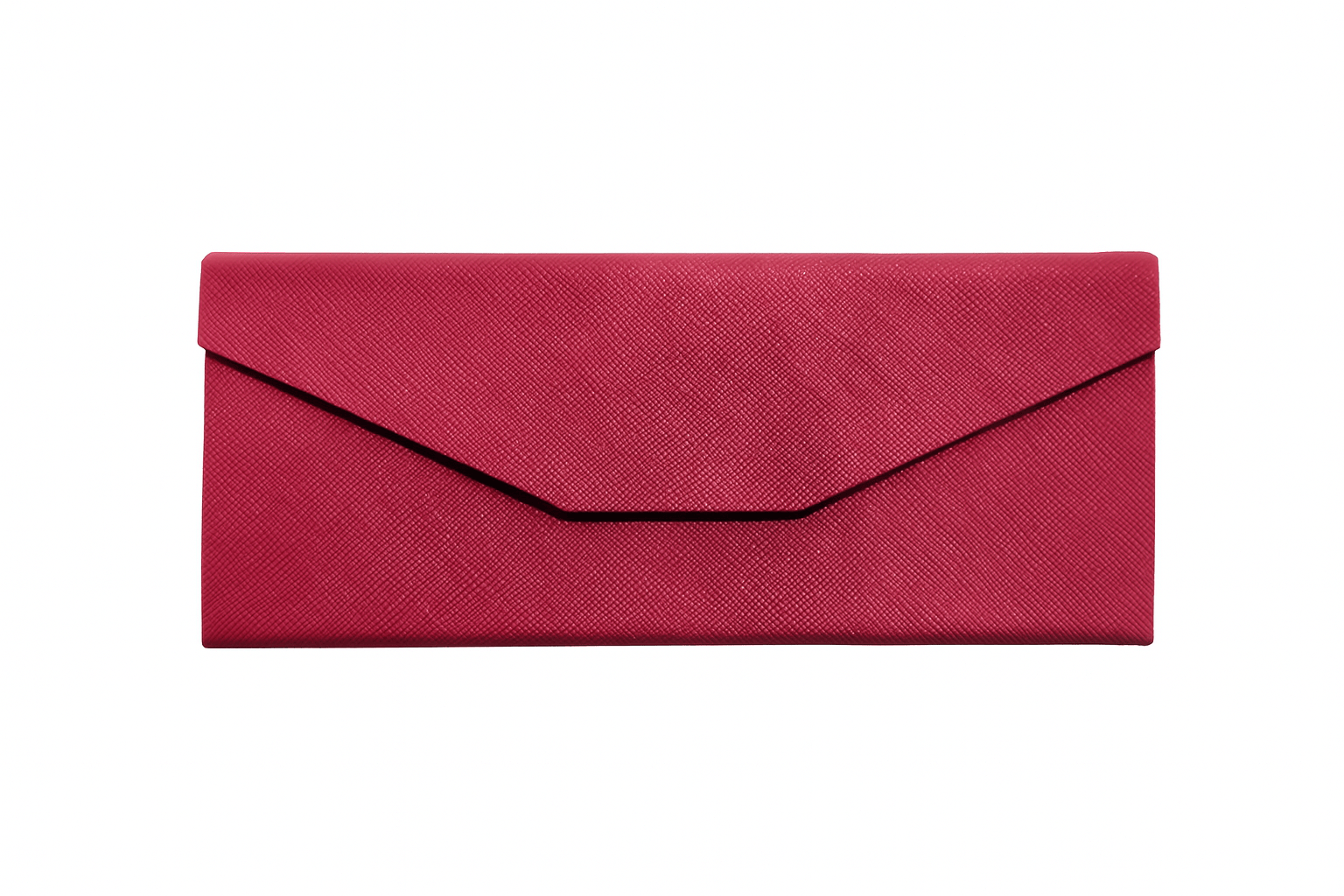 Unbranded Pink Foldable Hard Glasses Case Magnetic Closure Compact Travel Eyewear Holder Reader