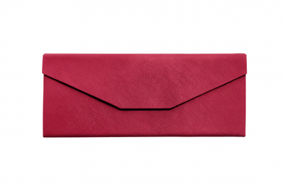 Unbranded Pink Foldable Hard Glasses Case Magnetic Closure Compact Travel Eyewear Holder Reader