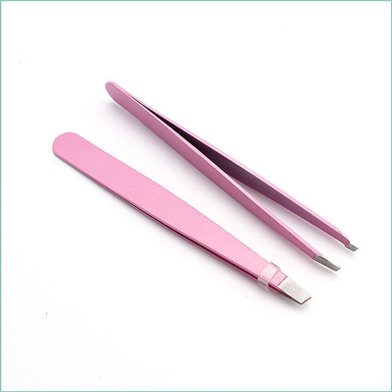 Unbranded Professional Eyebrow Tweezers Hair Removal Slanted Stainless Steel Tweezer New